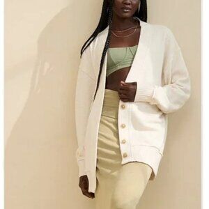 NEW Aerie Fleece Cardigan S